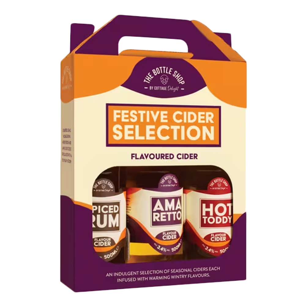 Cottage Delight Festive Cider Selection 3x 500ml